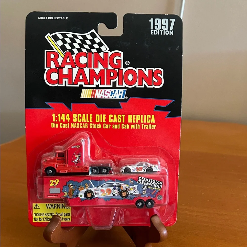 NASCAR Die Cast Cartoon Network Car and Trailer
